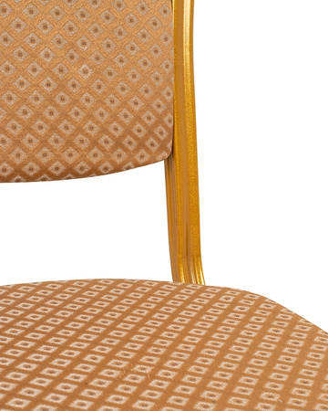 Krzesło bankietowe / konferencyjne HERA   beżowe / złote