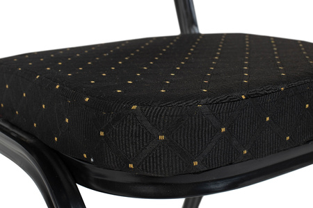 Krzesło bankietowe / konferencyjne HERON  czarne