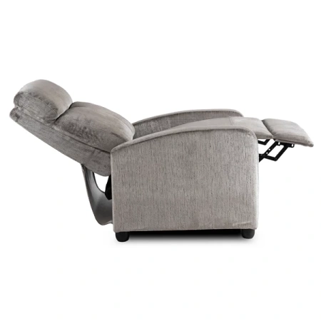 Fotel DANNY Szary Welurowy