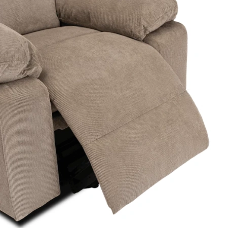 Fotel Masujący z Funkcją Wstawania FENIX Beżowy