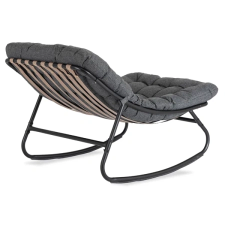 Fotel Bujany AURORA Szary