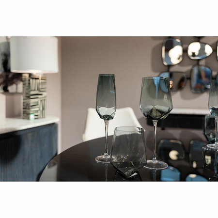 KARE komplet 4 kieliszków do szampana     DIAMOND SMOKE 365 ml