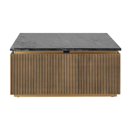 RICHMOND stolik kawowy IRONVILLE -        marmur, metal, MDF, sklejka brzozowa