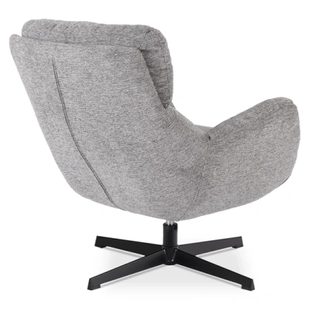 Fotel Wypoczynkowy Obrotowy REAL Szary