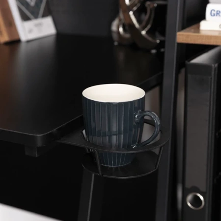 Biurko Gamingowe ROLL 138,5 cm Czarne