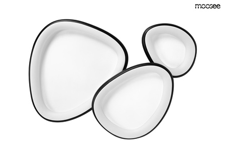 MOOSEE lampa sufitowa / plafon AREA 3     czarna