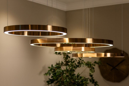 RICHMOND lampa wisząca LILOU              szczotkowane złoto