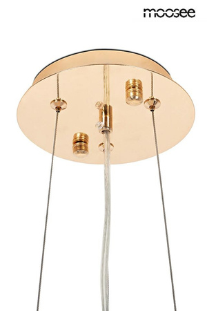 MOOSEE lampa wisząca RIVIERA 80 złota /   clear