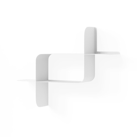 UMBRA zestaw 2 półek ściennych MONTAGE    biały