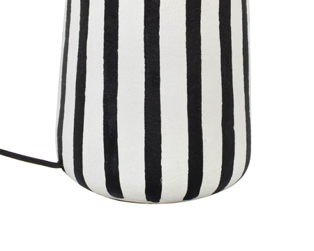 KARE lampa stołowa STRISCE 44 cm          biało-czarna