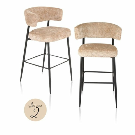 RICHMOND zestaw 2 krzeseł barowych        ROCHELLE SHEEP