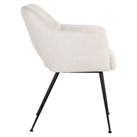 RICHMOND krzesło JENTHE białe - trudnopalne