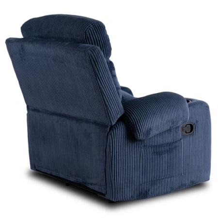 Fotel TORRES Granatowy Sztruksowy