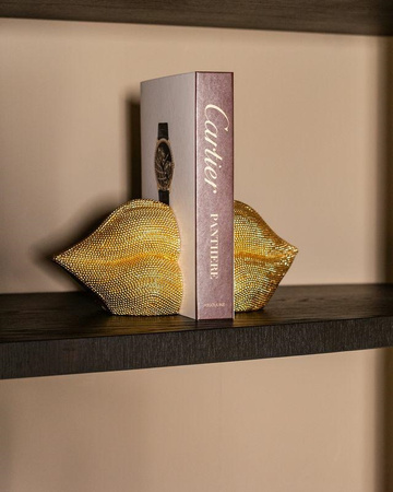 RICHMOND podpórka do książek KISS złota