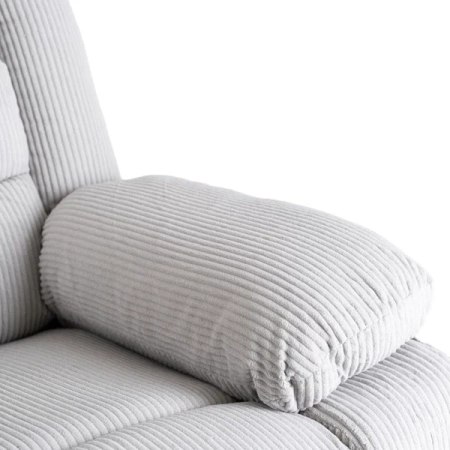 Fotel ARTURO Szary Sztruksowy