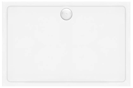 BRODZIK SAVOY WHITE 80x100x6cm + SYFON