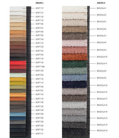 Sofa PILLOW z funkcją spania - I grupa tkanin