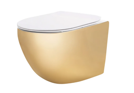 WC - CARLO MINI RIMLESS GOLD WHITE
