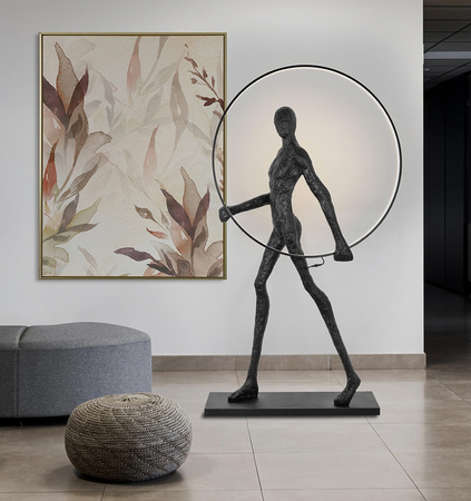 MOOSEE lampa podłogowa HUMAN ROUND        włókno szklane