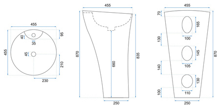 UMYWALKA AGNES - WOLNOSTOJĄCA