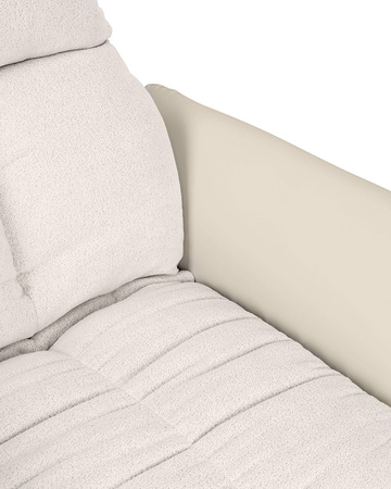 Fotel obrotowy RELAX beżowy - skóra PU,   stal