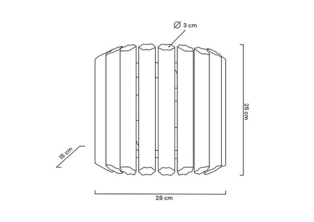 MOOSEE lampa ścienna PALACE złota