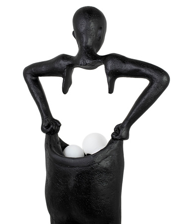 MOOSEE lampa podłogowa HUMAN HOUDINI      czarna