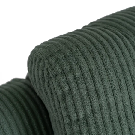 Fotel Masujący BOX Zielony Sztruksowy