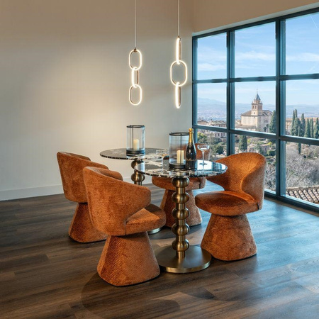 RICHMOND krzesło GATSBI pomarańczowe