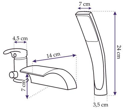 BATERIA WANNOWA RIVEN ZŁOTA