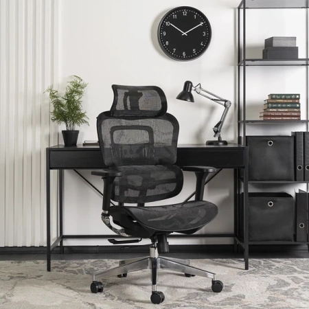 Fotel Obrotowy NINO Czarny