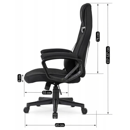 Fotel Obrotowy VIDAL Czarny