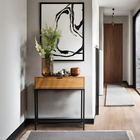 Toaletka PETRA Dąb/Czarna