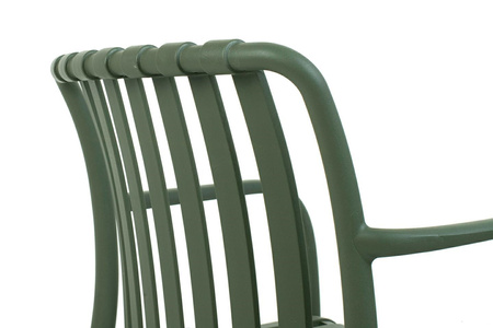 MODESTO krzesło STRIPS ARM zielone