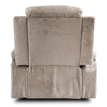 Fotel Masujący BOX Beżowy Welurowy