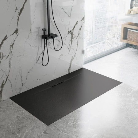 BRODZIK BAZALT LONG BLACK 90x120 + SYFON