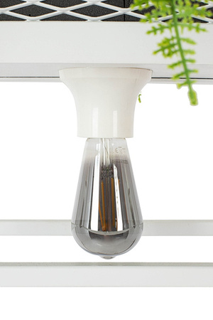MOOSEE lampa wisząca / kwietnik SEMIRA    100 INDUSTRIAL biała