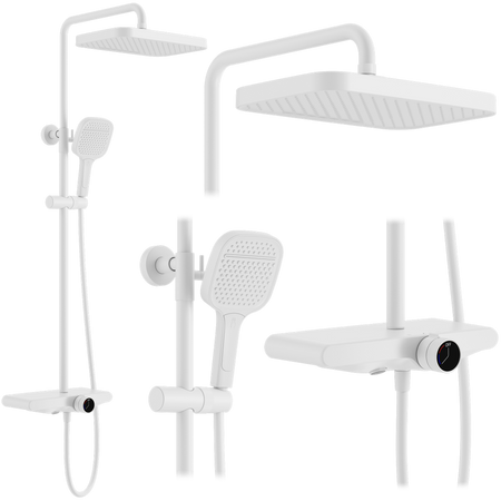 ZESTAW NATRYSKOWY BARI BIAŁY