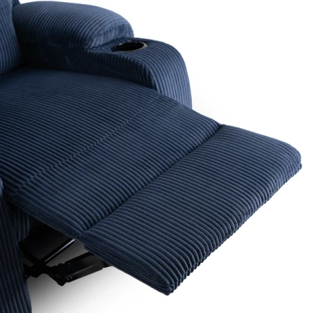 Fotel TORRES Granatowy Sztruksowy