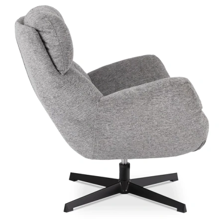 Fotel Wypoczynkowy Obrotowy REAL Szary