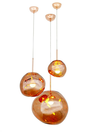 MOOSEE lampa wisząca FUSION 30 miedziana  - akryl