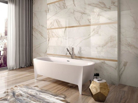 Flaviker Supreme Golden Calacatta Lux Lappato Rect. 59,6x119,4