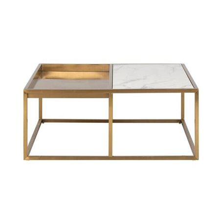 RICHMOND stolik kawowy DURAN - szczotkowane złoto
