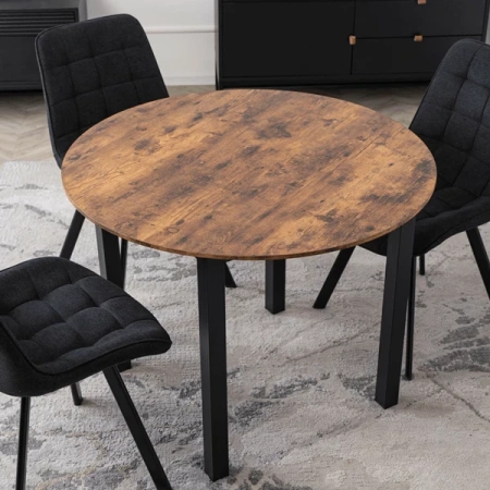 Stół TEO 100 cm Dąb Rustykalny