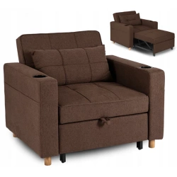 Fotel SOLOR Brązowy