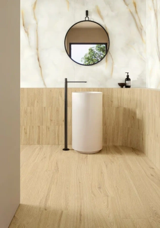 Emil Ceramica Playwood Light Oak Nat. Rett. 20x120