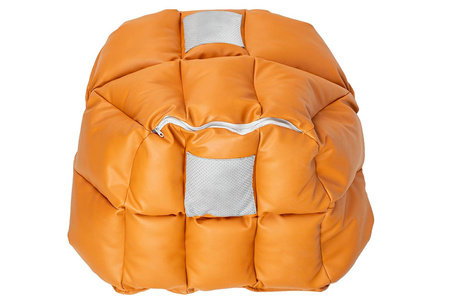 Krzesło obrotowe SHIBA brązowe / czarne   - włókno szklane