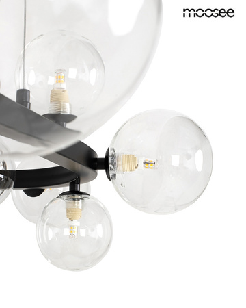 MOOSEE lampa wisząca ALURE OVAL 120       czarna