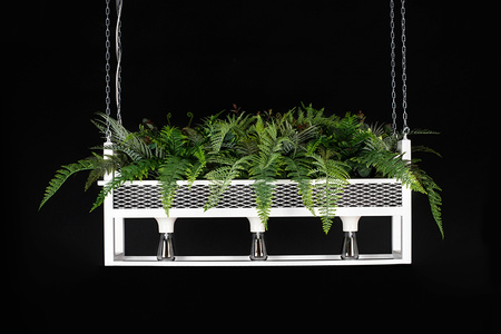 MOOSEE lampa wisząca / kwietnik SEMIRA    100 INDUSTRIAL biała