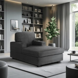 Fotel NEO Szary Sztruksowy